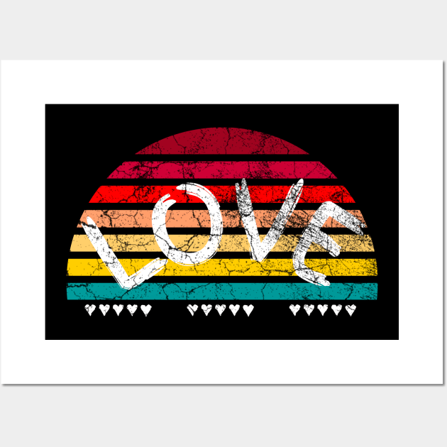 Love Sunset Wall Art by IndiPrintables